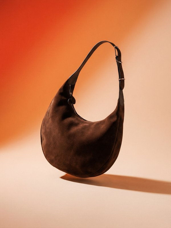 Suede Shoulder Bag
